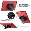 Samsung Galaxy Tab A7 2020 T500/T505 Red 360 Rotating Case with Strap - 4