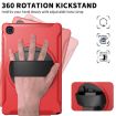 Samsung Galaxy Tab A7 2020 T500/T505 Red 360 Rotating Case with Strap - 8