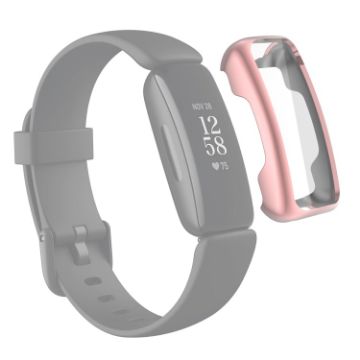 Fitbit Inspire 2 Pink TPU Electroplating Protective Case Cover - 1