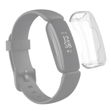 Fitbit Inspire 2 Transparent TPU Electroplating Protective Case Cover - 1