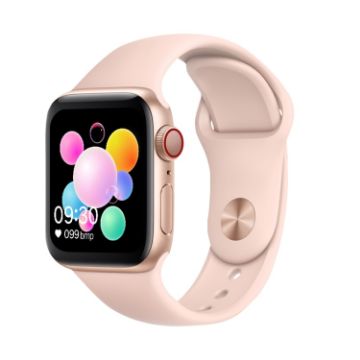 MX05 Rose Gold Smart Watch: 1.54" Touch Screen, Sleep/Heart Rate/BP Monitor - 1