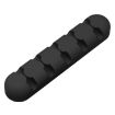 ORICO CBS5 Black Silicone Desktop Cable Manager Winder Fixer, 9.6x2x1.2cm - 2