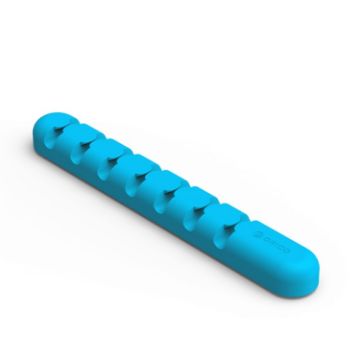 ORICO CBS7 Blue Silicone Desktop Cable Manager Winder, 15x2x1.2cm - 1