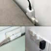 3-in-1 15A Rotating Extension Plug, US Socket, 110-220V, White - 5