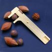 Mini Brass Sliding Vernier Caliper 80mm - Jewelry Bead Measuring Tool - 5
