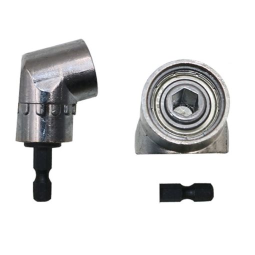 Right Angle Drill Driver Bit 105 7mm Hex Magnetic Socket Adaptor - 1