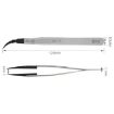 BEST BST-7A Curved Head Tweezers for Phone/Computer Repair - 3
