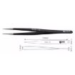 Precision Anti-static ESD Stainless Steel Tweezers - BEST BST-10 - 2