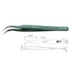 Precision ESD Stainless Steel Tweezers - BEST BST-17 Anti-static - 3