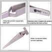 Stainless Steel Self Closed Laboratory Tweezers - BEST BST-F12.5 - 4