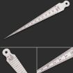 Wedge Feeler Gap 1-15mm Stainless Steel Taper Gauge Metric Imperial Tool - 2