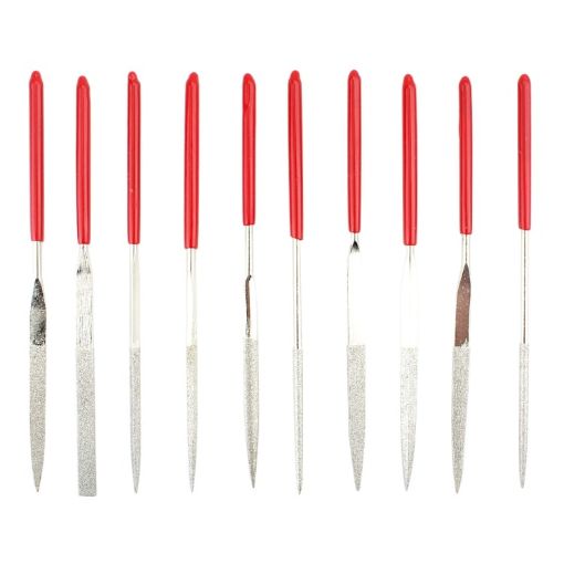 JF-DF1 3x140mm 10 in 1 Files Group Tool Set - Precision Filing Tools - 1