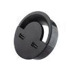 60mm Desktop Outlet USB Cable Wire Hole Cover Round Holder Winder - 1