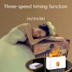Pink USB Simulation Flame Humidifier - Compact & Stylish Air Moisturizer - 3