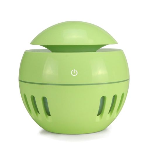 Green Wood Grain USB Humidifier & Aromatherapy Lamp with Remote Control - 1