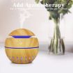 Pink Wood Grain USB Humidifier & Aromatherapy Lamp with Remote Control - 3