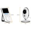 VB605 Wireless Baby Monitor - 2.4" LCD, Two-Way Talk, Night Vision, White - 2