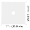 Ultra-thin Silver Gas Furnace Stovetop Cleaning Pad 27x27cm 0.2mm Fiber - 2