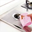 Ultra-thin Silver Gas Furnace Stovetop Cleaning Pad 27x27cm 0.2mm Fiber - 5