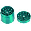 40mm Green Zinc Alloy Herb Tobacco Grinder - 4-Layer Mini Design - 4