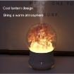 Gypsophila Flowers Aromatherapy Diffuser 100ML LED Humidifier Blue - 7