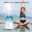 Gypsophila Flowers Aromatherapy Diffuser 100ML LED Humidifier Green - 5