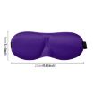 Cute Purple 3D Portable Shading Sleep Eye Mask for Women - Rest Aid Cover - 3
