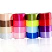 White Pure Color DIY Bowknot Gift Bouquet Ribbons, 4.0cm x 20m Ribands - 2