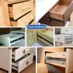 12" Mute Stainless Steel 3-Section Sliding Drawer Slides Rail 30cm - 6
