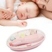 6 in 1 Electric Baby Nail Clipper Trimmer Manicure Tool Kit (Pink) - 1