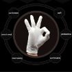 12 Pairs XL Pure Cotton Working Gloves, Medium Thickness - 8