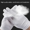 12 Pairs XL Pure Cotton Working Gloves, Medium Thickness - 9