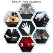 12 Pairs Cotton Labor Insurance Work Gloves, Single-sided Safety - 6