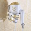 Wall Mount Hair Dryer Holder Rack Organizer Hook Spiral Bathroom Bracket - 1