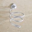 Wall Mount Hair Dryer Holder Rack Organizer Hook Spiral Bathroom Bracket - 2
