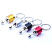 Silver Six-speed Manual Shift Gear Keychain Key Ring Holder - 6