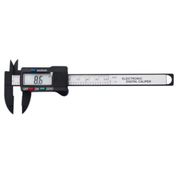 Digital Display Vernier Caliper 100mm (4") Plastic Fiber Box Packing - 1