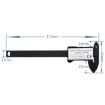 Digital Display Vernier Caliper 100mm (4") Plastic Fiber Box Packing - 3
