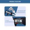 Digital Display Vernier Caliper 100mm (4") Plastic Fiber Box Packing - 5