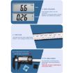 Digital Display Vernier Caliper 100mm (4") Plastic Fiber Box Packing - 6