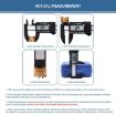 Digital Display Vernier Caliper 100mm (4") Plastic Fiber Box Packing - 7