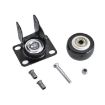 2 PCS 1.5" Silent Directional Wheels for Furniture Cabinet Coffee Table - 3