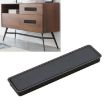 Invisible Black Wardrobe Drawer Handle, 160mm Hole Distance - 1