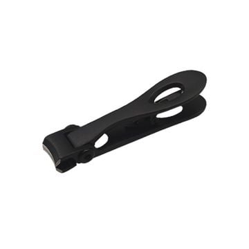 Stainless Steel Nail Clipper Nipper, Size S, 6.9 x 1.3cm (Black) - 1