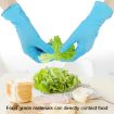 Blue Disposable Butyronitrile Gloves 100pcs, Size L, 9-10cm Palm Width - 6
