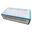 100 PCS Disposable PVC Examination Gloves - Transparent, Size L - 3