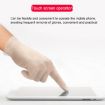 100 PCS Disposable PVC Examination Gloves - Transparent, Size L - 4
