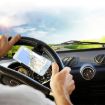 Universal Car Steering Wheel Phone Mount Holder - HAWEEL (Black) - 1