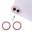 iPhone 11 Rear Camera Lens Protector Ring 2 PCS - Red - 1