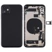 iPhone 11 Black Battery Back Cover Assembly with Buttons & Charging Module - 1